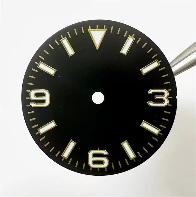29MM Watch Dial Sun Pattern Dial Suitable For NH35 NH3536 4R35 4R36 Movements Luminous Literal Dial Watch Accessories