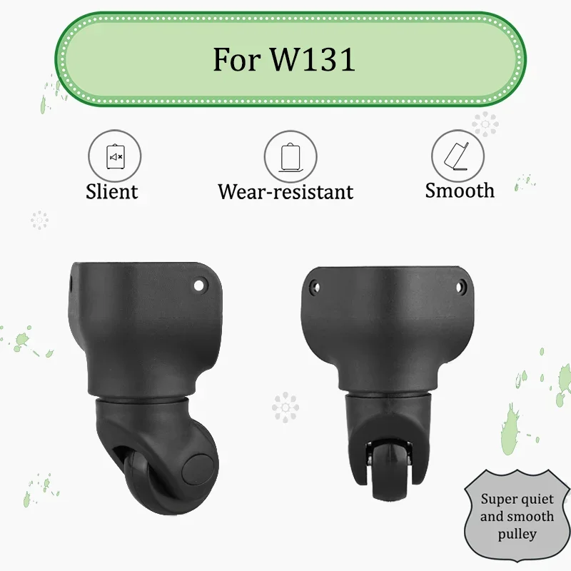 

For W131 Luggage: 360-Degree Swivel Replacement Wheels Delivering a Smooth and Quiet Experience