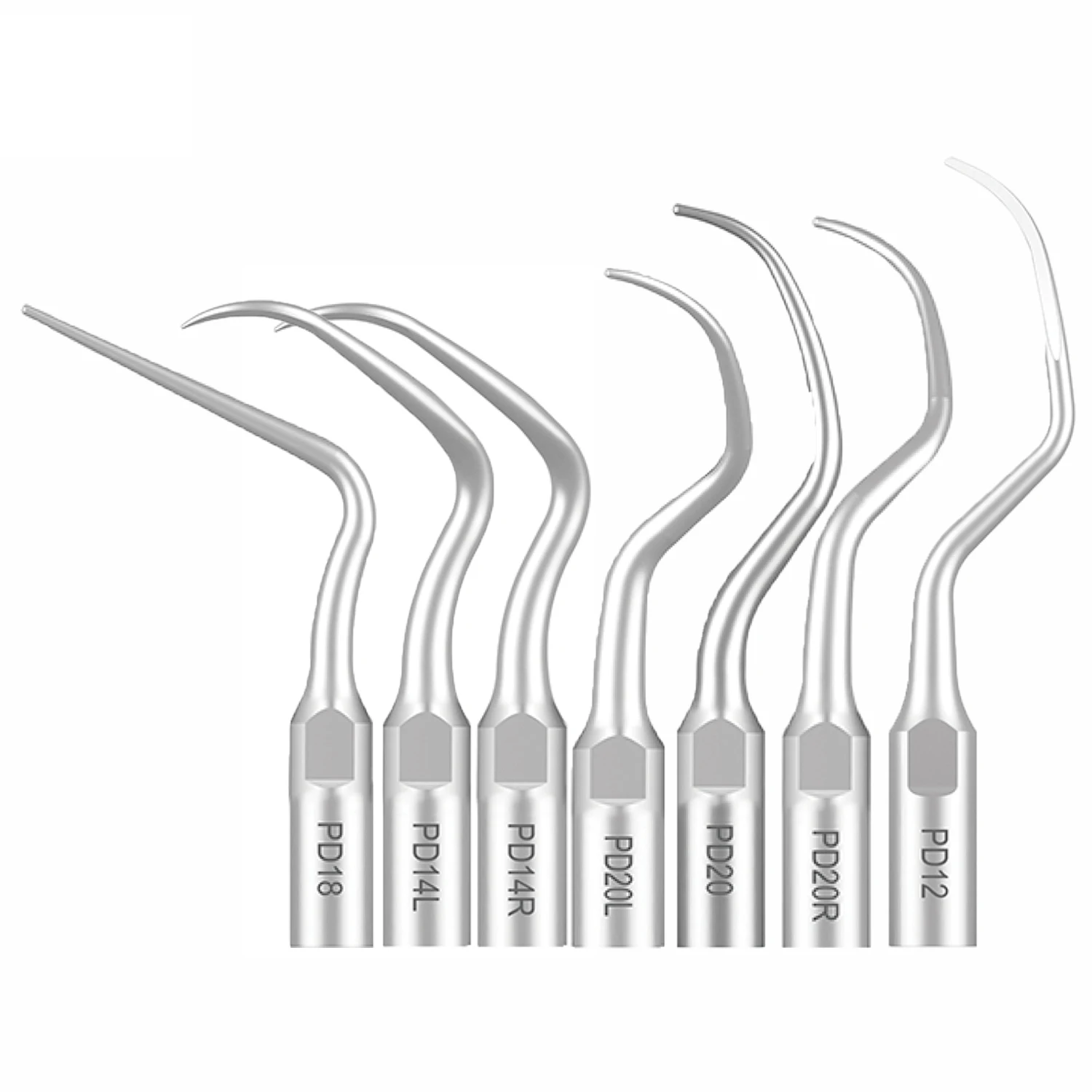 

1pc Dental Ultrasonic Scaler Scaling Tips PD12 PD14L PD14R PD18 PD 20 21 22 L R REFINE SATELEC NSK DTE GNATUS Scaler Handpiece