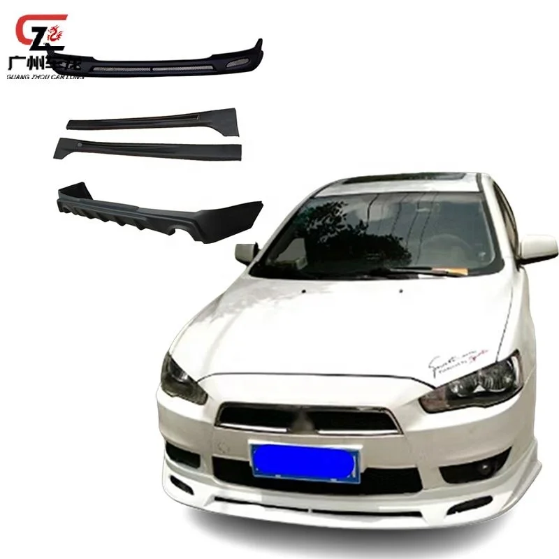 

Factory Direct ABS Material Car Bumper Front Lip Rear Lip Side Skirts For Mitsubishi Lancer 2009-2012 Car Bodykit