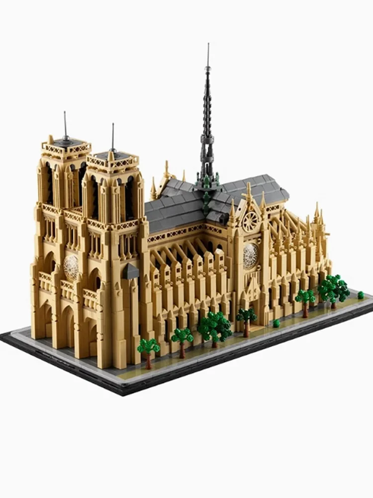 4383pcs 21061 Notre-Dame de Paris Architectonische Bouwstenen Model Kit Woondecoratie Model Volwassenen kinderen Geschenken - afbeelding 2
