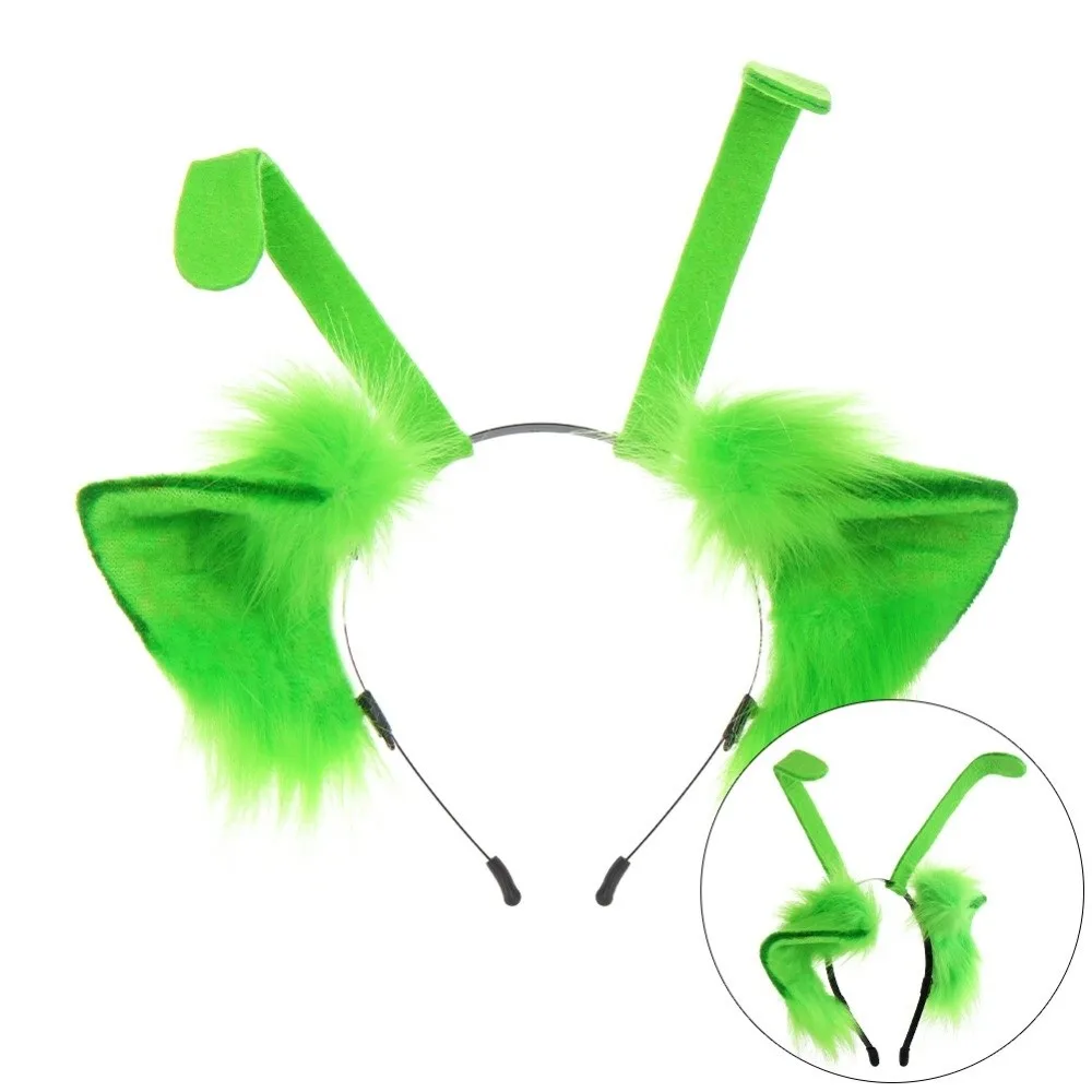 1 Pcs/set Handmade Kitten Ear Hair Hoop Pointed Ear Animal Ear Animal Tail Suit Lolita Headdress Furry Cat Ears Headband