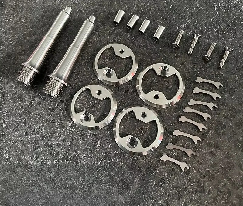Ultra-light, Lock Pedal Lollipop Titanium Alloy Axis, Pedal Modified Screw Lightweight 151g