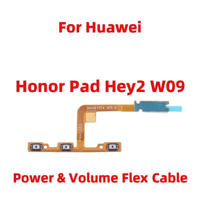 For Huawei Honor Pad Hey2 W09 Power ON OFF Volume Camera Key Button Switch Flex Cable Replacement