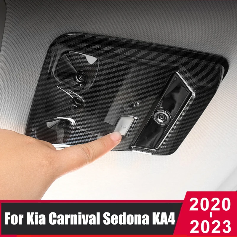 

For Kia Carnival Sedona KA4 2020 2021 2022 2023 Interior Accessories Second Row Roof Reading Light Panel Lamp Frame Cover Trim