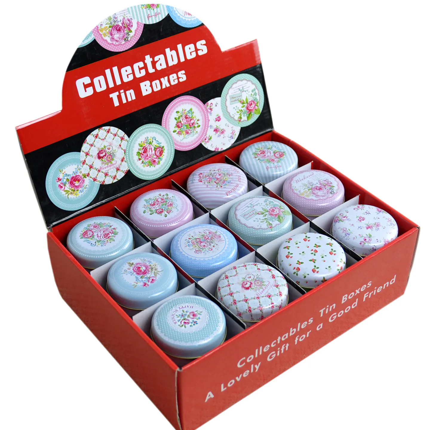 10PC Fresh Mini Small Pill Storage Box Homemade Lipstick Comfrey Ointment Vaseline Tin Organizer Portable Pill Box