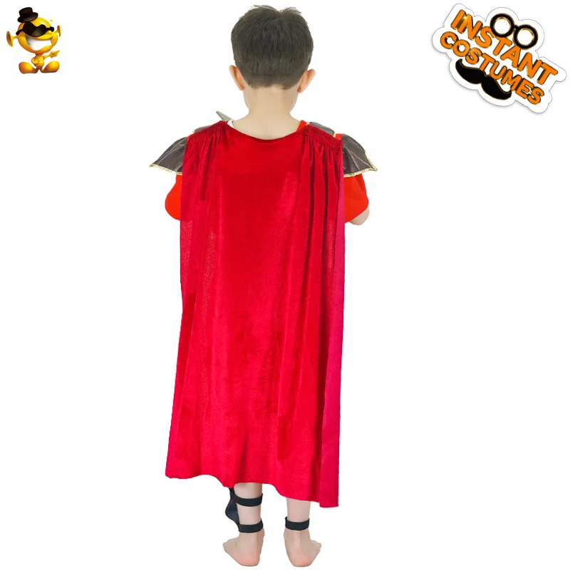 Mardi Gras เครื่องแต่งกาย Little Roman Warrior คอสเพลย์ Stagewear Party Dresses Props ไม่มีดาบ