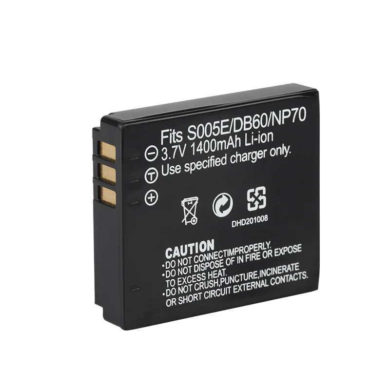 CGA-S005E S005 DMW-BCC12 Battery 1400mAh Rechargeable Batteries for Panasonic Lumix GR2 FX100 FX10 FX50 LX3 LX2 FX9 GX20 FX07