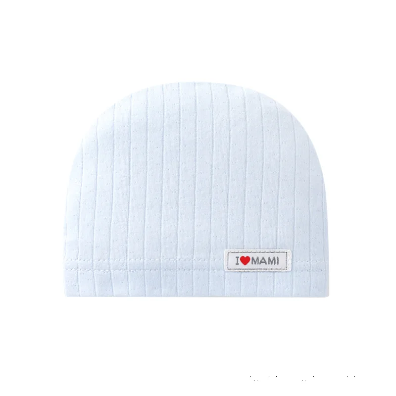 

fetal cap baby hat pure cotton round hat male and female babies four-season sleeping fontanelle door 0-3 months boneless cap
