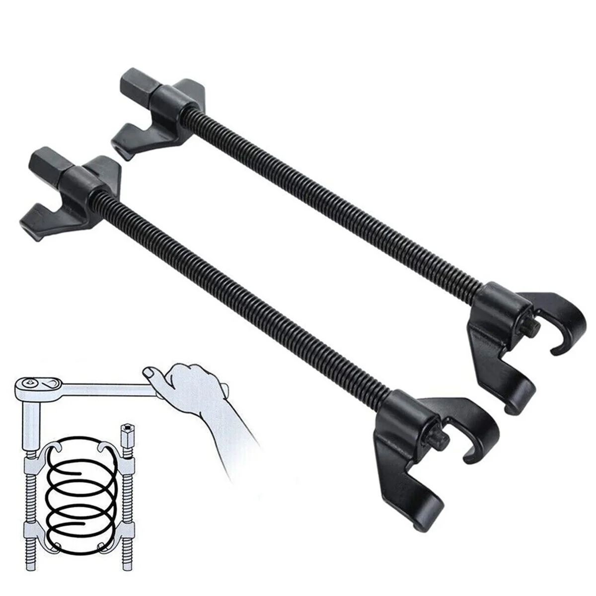 270mm Shock Spiral Tool Shock Remover Suspension Clip Spring Coil Maintenance Parts