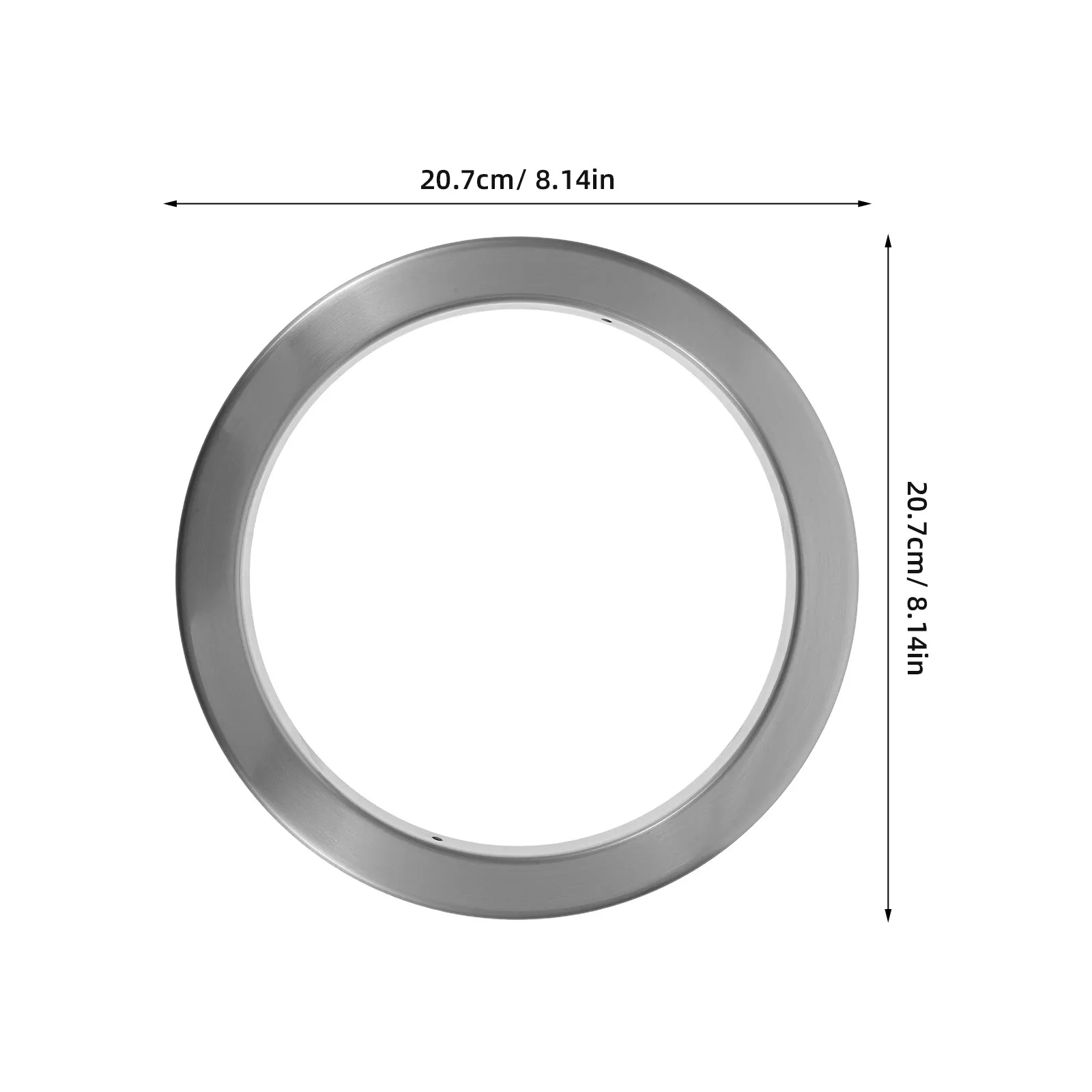 Stainless Steel Embedded Trash Can Lid Ring Countertop Drop-in Waste Chute Grommet Built-in Recessed Garbage Cover for Home Chef
