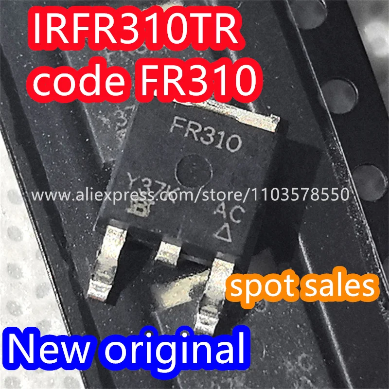 

(20 шт.) 100% новый оригинальный IRFR310TR шелкография FR310 полевой транзистор 1,7A/400CV патч TO-252 посылка