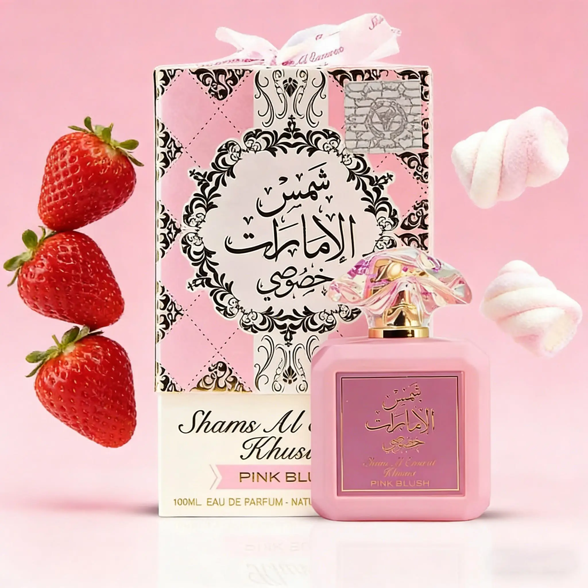 

Pink powder blusher, fresh apple, elegant fragrance - flowing fragrance, delicate fragrance, lasting fragrance