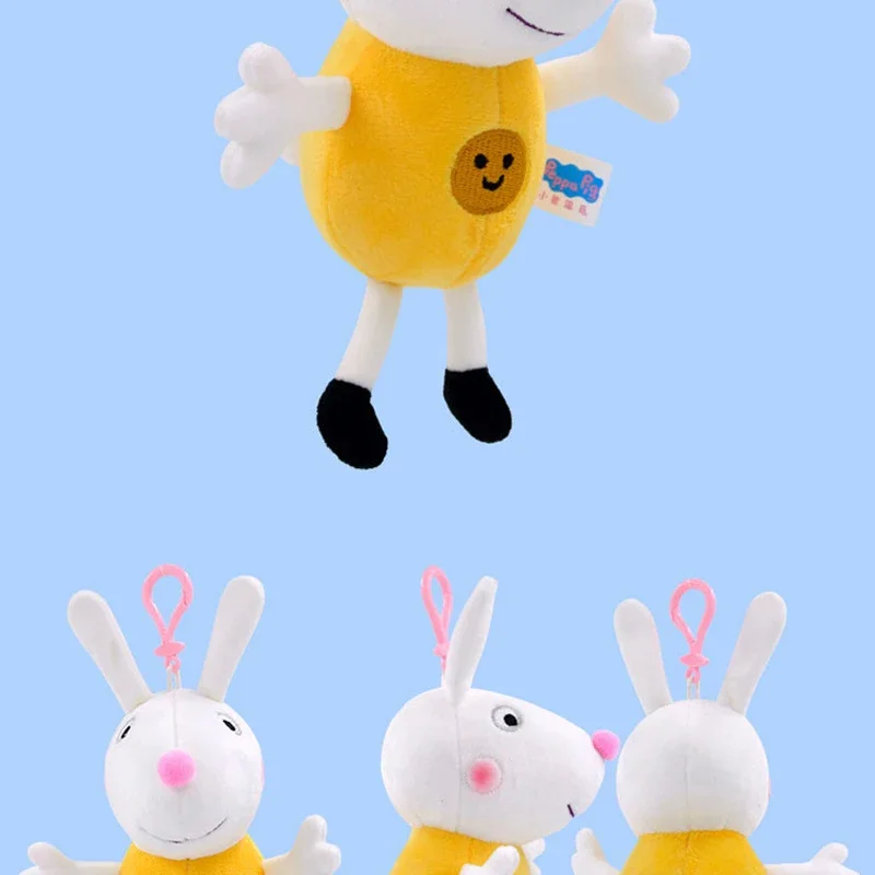 Echte Peppa Pig Plüsch Schwein Kinder Spielzeug 19CM Haustier Dinosaurier Teddybär Weiche Angefüllte Anime Figur Puppe kinder Geburtstag geschenke – Detail 23