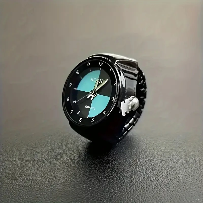 New fashion creative ring watch men and women couple finger watch