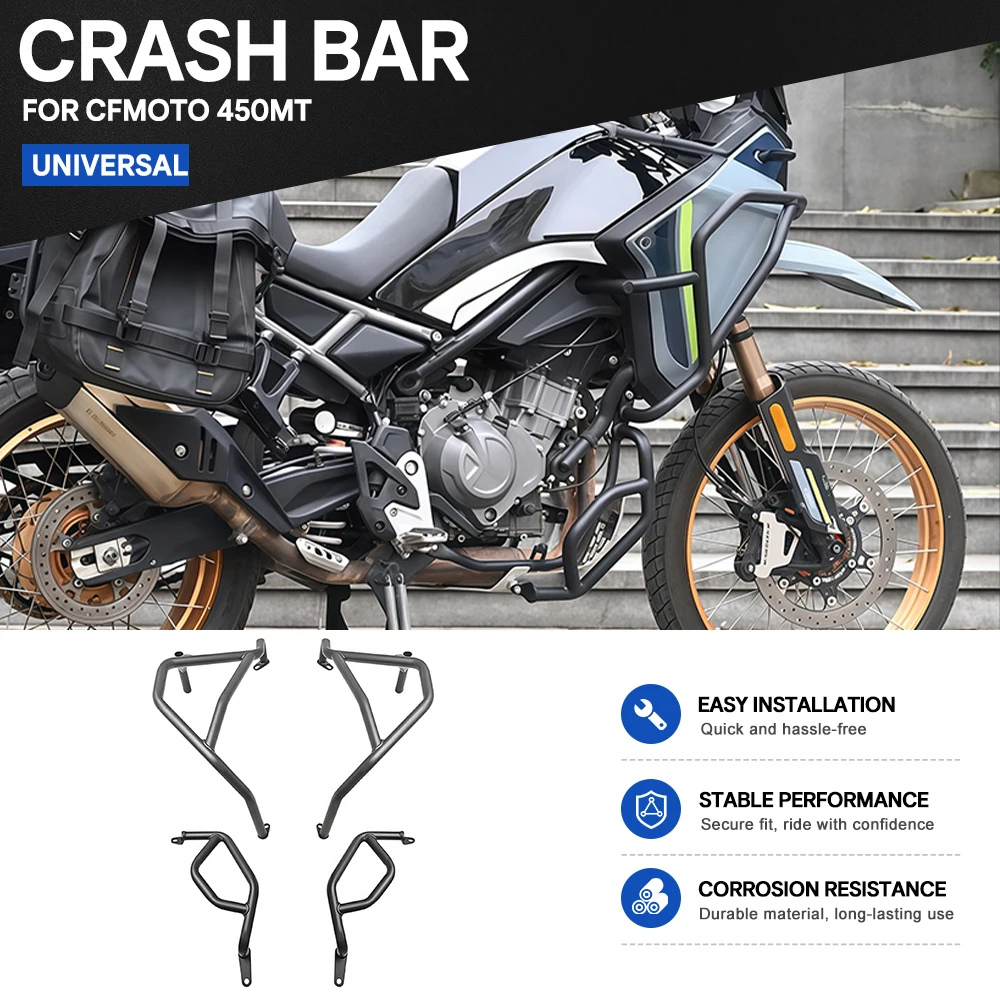 Suitable For Spring Breeze 450MT Motorcycle Front Racing Modification Accessories, Bumper Anti Collision, Anti Fall Guard Bar,