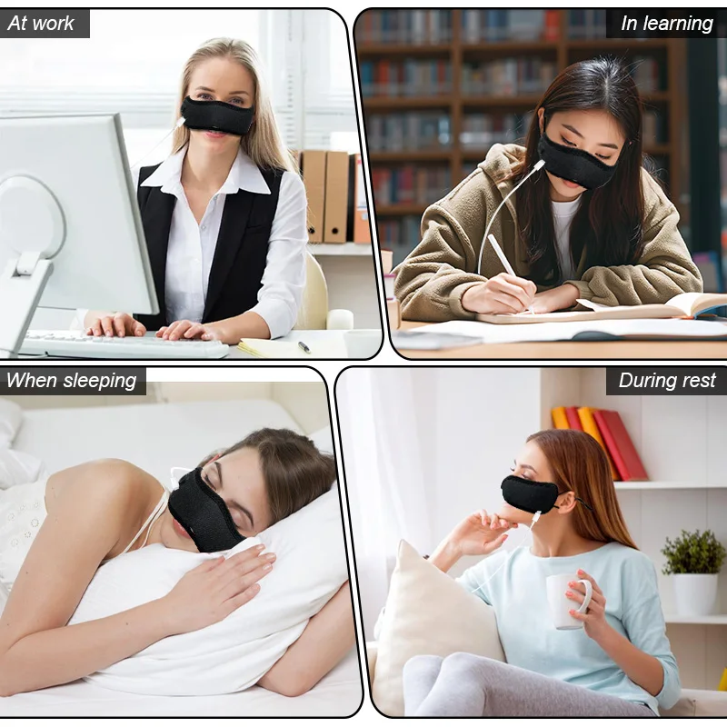 قناع الأنف المحمول المُسخن بمنفذ USB، سخان الأنف القابل للطي مع لحساسية احتقان الأنف والأنف المألوف #3