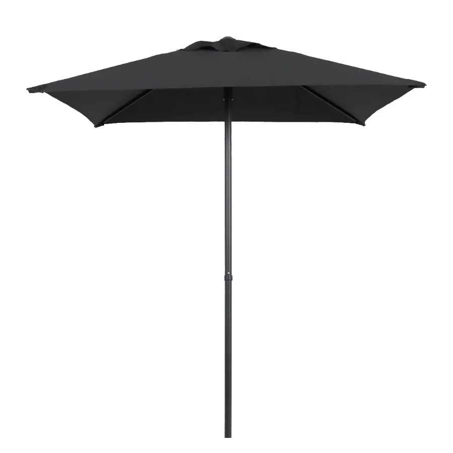 

Уличный квадратный зонт для патио 5 футов, черный, с механизмом Push-Up (только функция подъема)