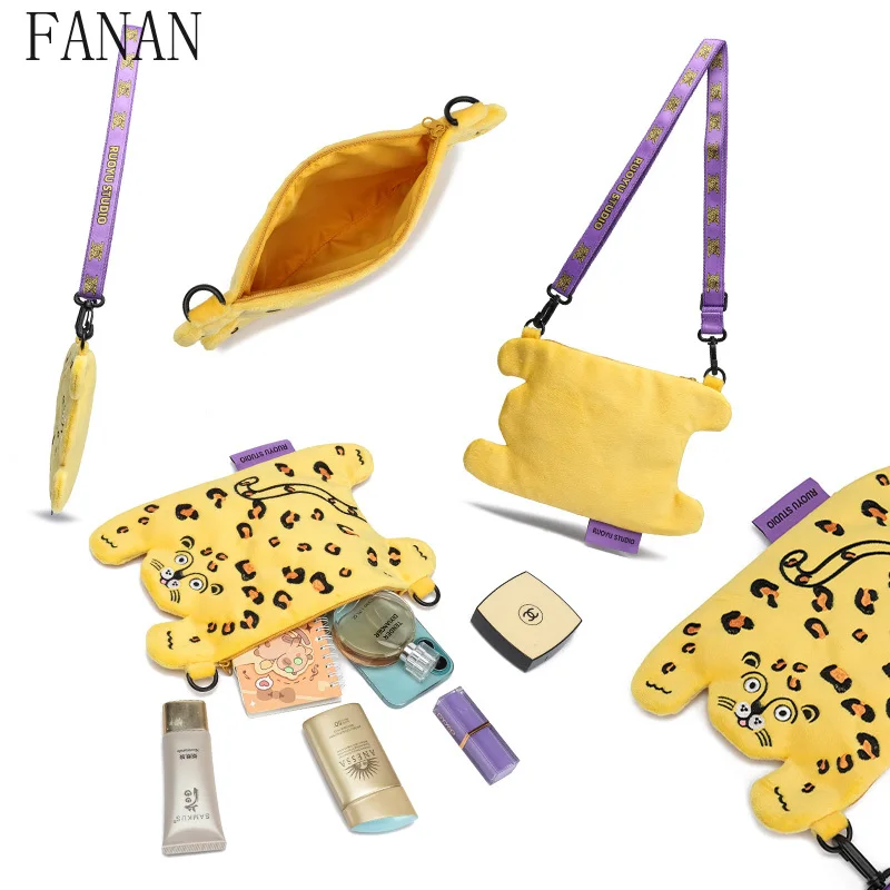 Moda pequena crossbody mini sacos para meninas doce moda bonito animal pano saco de telefone 2026 novas bolsas femininas