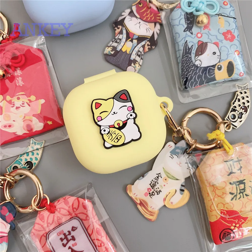 for Anker Soundcore Liberty 4 Case Cute Liberty4 Cat Earphone Cover Soft Silicone Cover Headphone Headset Protective Shell