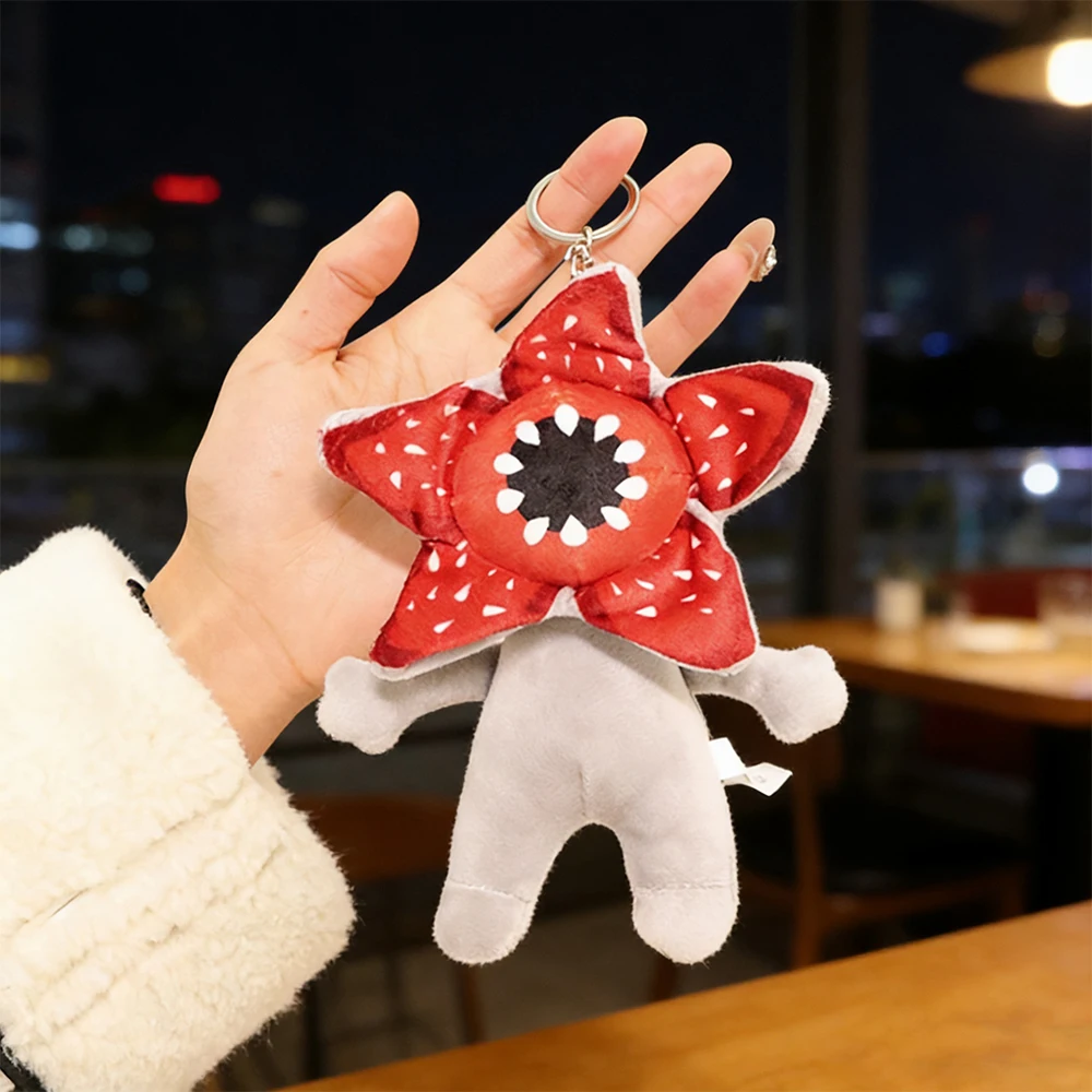 16cm Cartoon Game Characters Plush Toys Cute Soft Eleven Demogorgon Keychain Pendant Dolls Backpack Decor Kids Birthday Gifts
