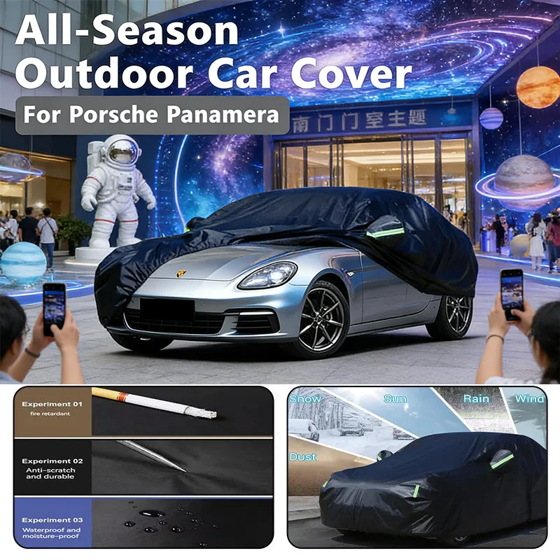 

All-Season Car Cover for Porsche Panamera - Outdoor Full Protection, Waterproof Dustproof Heat-Resistant