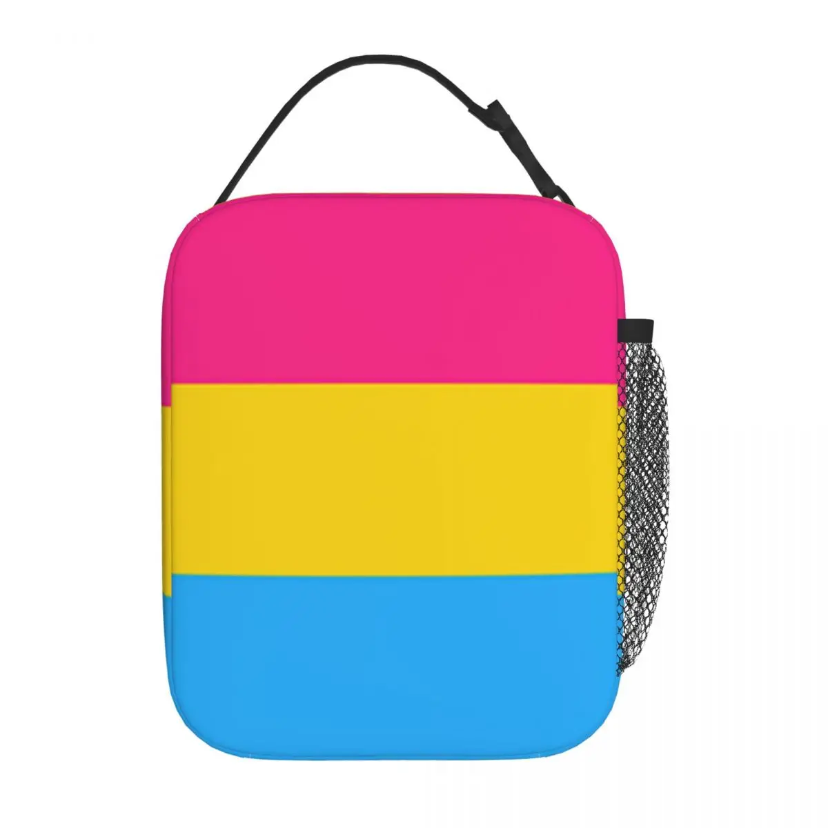 Pansexual Flag Merch Insulated Lunch Bag School Lunch Container Portable Casual Thermal Cooler Bento Box