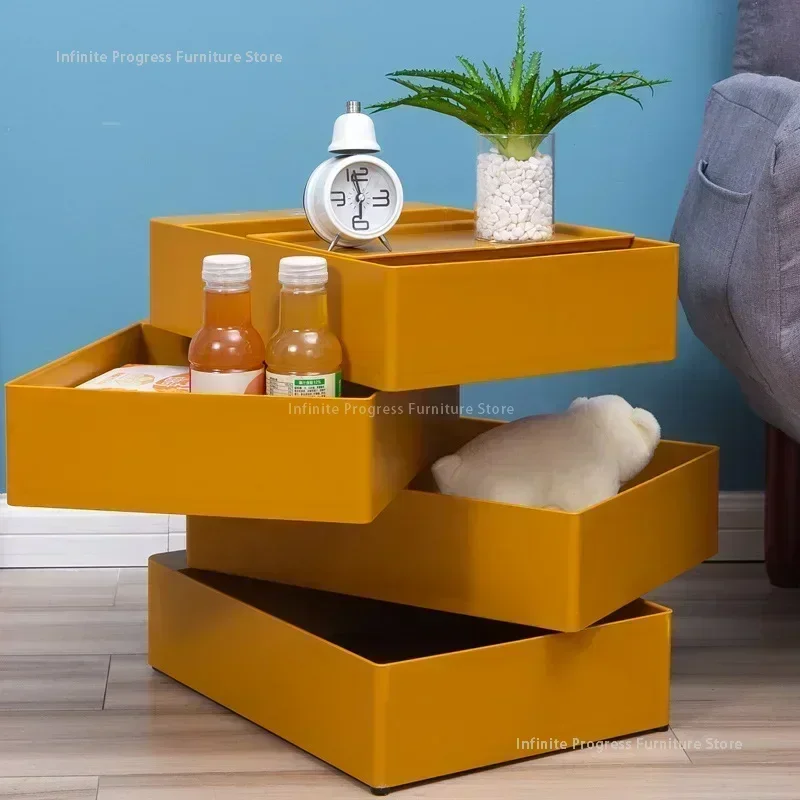 الشمال 360 الدورية غرفة نوم المنقولة منضدة بسيطة Ins نمط مكتب خزانة تخزين مستحضرات التجميل خزانة جانبية أثاث المنزل #1