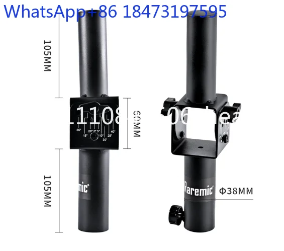 All-Metal Speaker Stand Adjustable Supports Multi-Angle Speaker Stands Professional Speaker Adjustable Columns 35mm Spacing