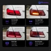 車のテールライト,ベンツw212 eクラス,e200,e260,e300,2009-2016用のDRLテールライト 3