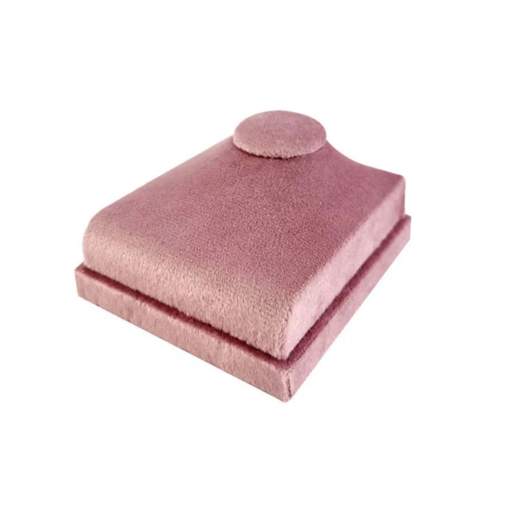 Mini Neck Portrait Model Jewelry Rack Fashion Velvet Pendant Necklace Showing Stand Aesthetic Multi-purpose