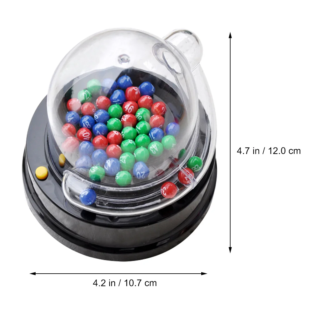 Mini Electric Lottery Machine Fortunate Number Picking Lottery Ball Machine Bingo Game Jackpot Toy Entertainment Board Game