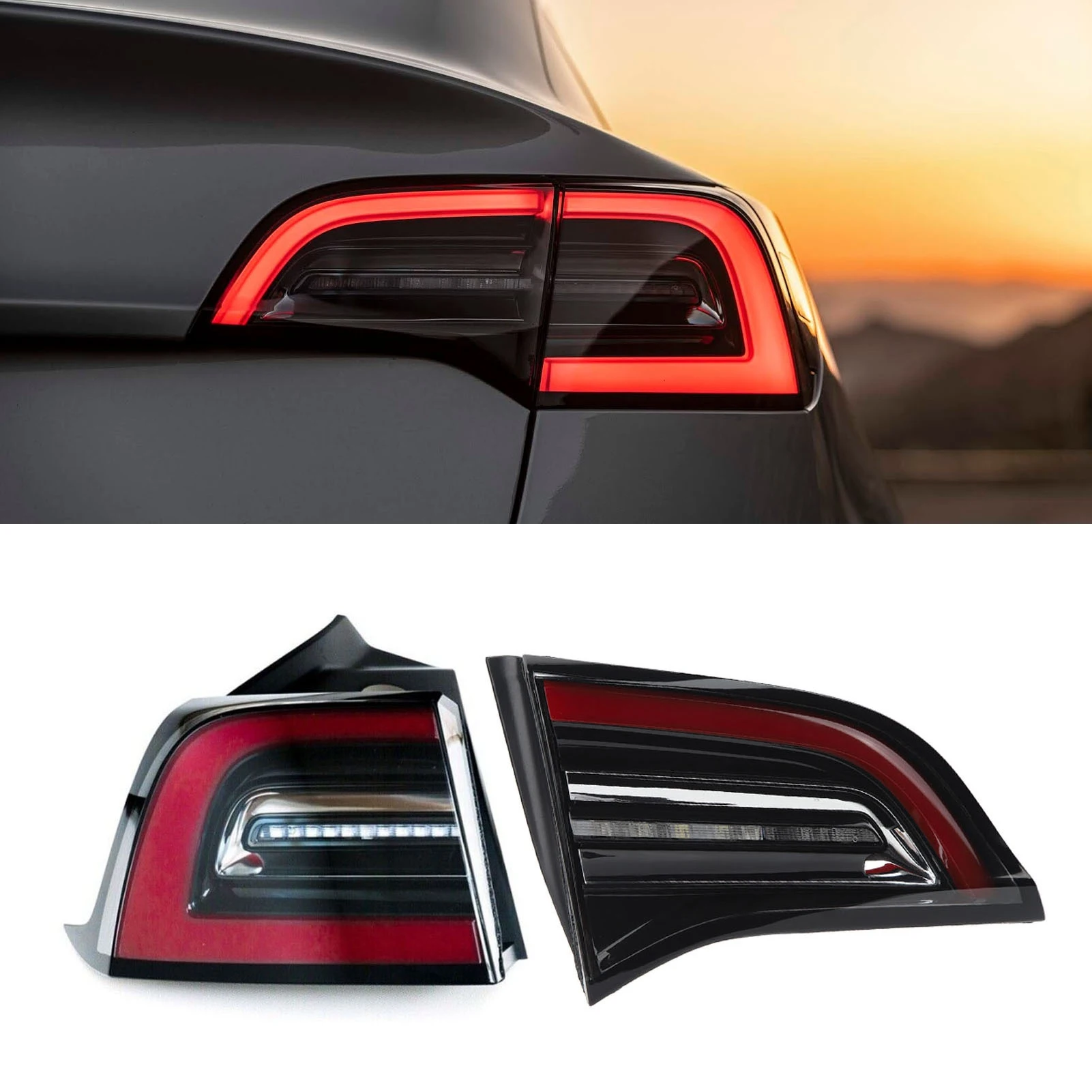 

Rear Left Inner Tail Light 1077401 00 B Driver Side Inner Tail Lamp Assembly Side Inner Tail Light Rear Left Inner Tail Light