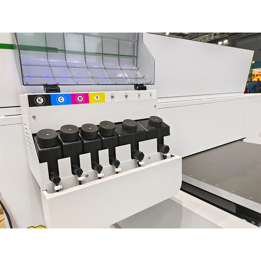 Hstar 9060 UV Flatbed Printer 6090 UV DTF Stickers A1 Printers Golf Ball Wood Acrylic i3200 Varnish flatbed UV Printer