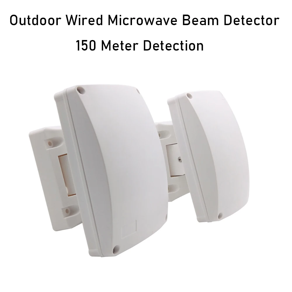 MCB-150 Outdoor Wire Microwave Beam Detector Alarm Sensor Detection 150 Meter Pet Immune for House Factory Security Protection