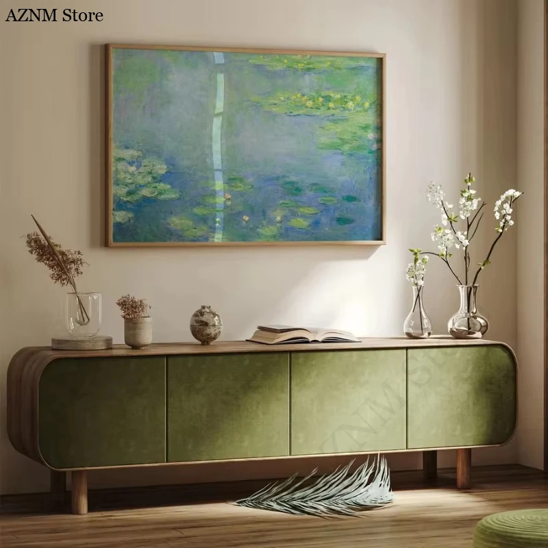 Claude Monet Impressionist Landscape Poster Vintage Countrys