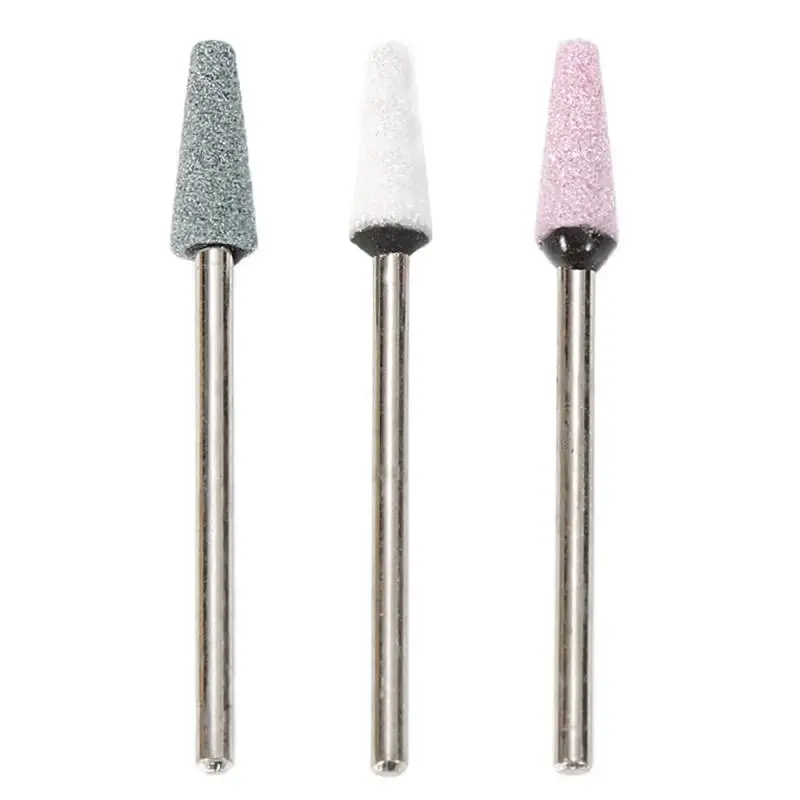 Tipo corindo prego broca fresa pedras cerâmicas bits arquivos elétricos máquina de manicure equipamentos ferramentas do prego