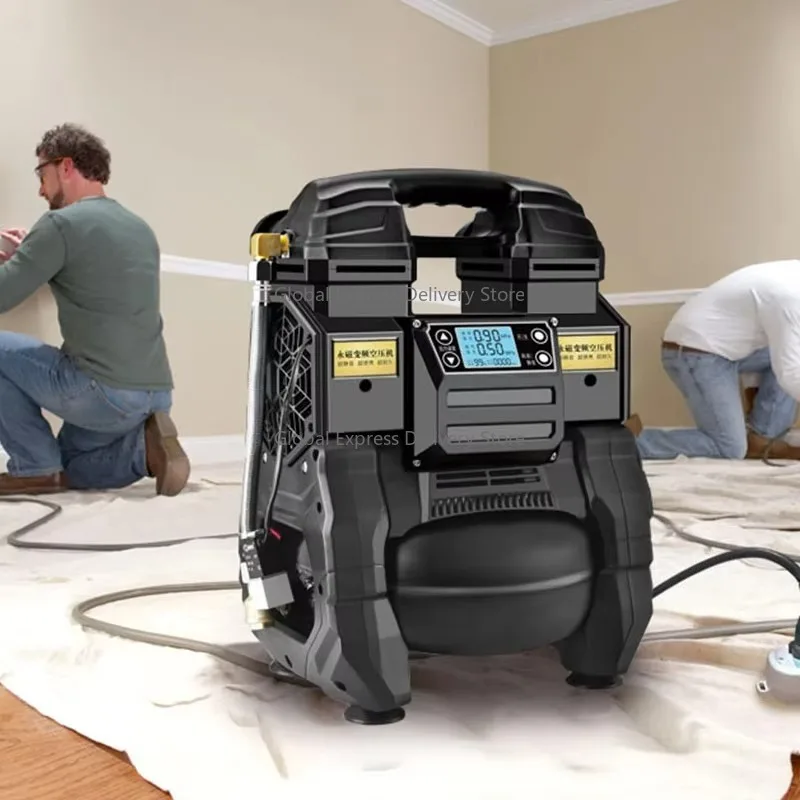

20V/220V Oil-Free Silent High-Pressure Industrial Air Compressor for Home Use and Woodworking New Condition Pump