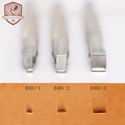 Leather Work Stamping Tool Reverse striking knife line B401 Stamps Leather Carving Zhongjiang 304 Stainless streel Tool Stamps