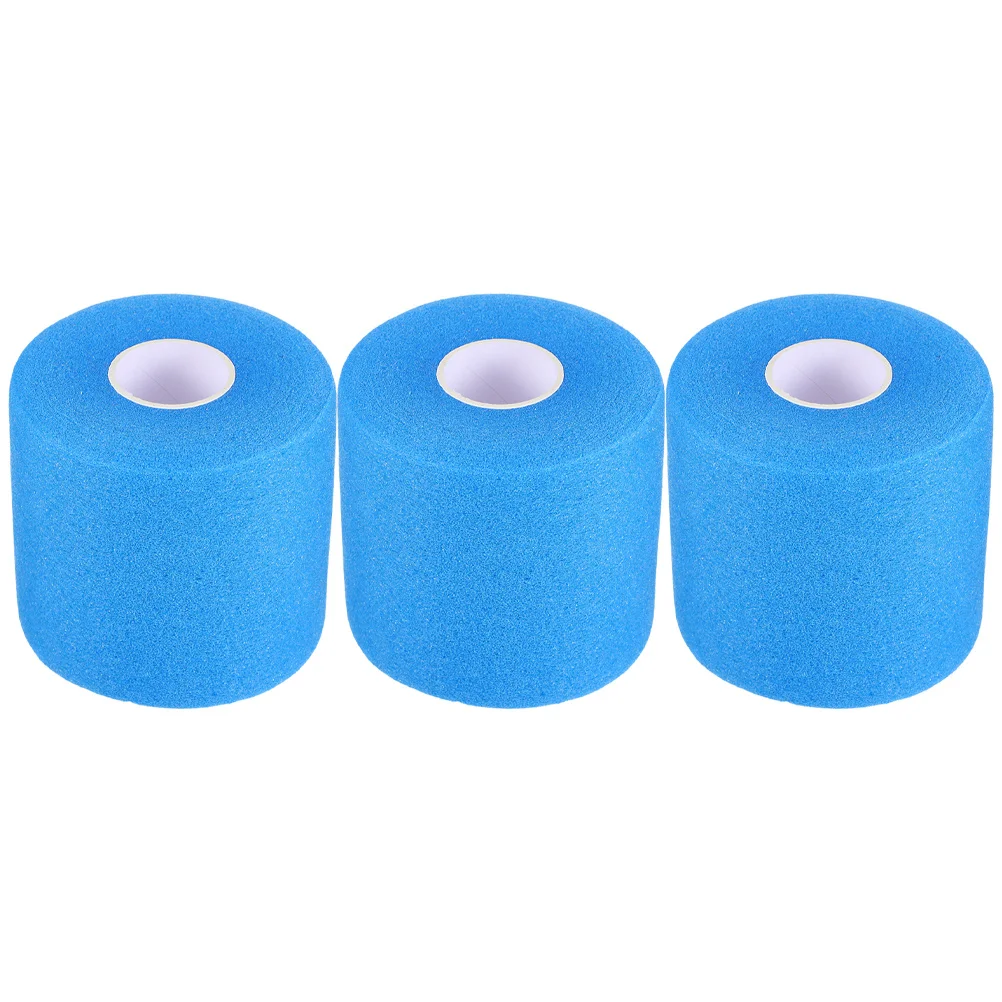 

Sports Wrist Protective Wraps Racket Damping Wraps 3 Rolls Elastic Bandages Breathable Shockproof Athletic Tape