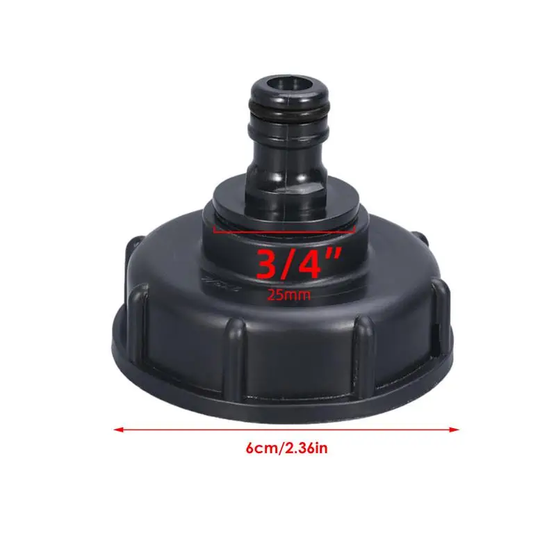 IBC TankValve Adapter 1/2 And 3/4 Inch Male Thread ConnectorValve Fitting Parts For IBC Tank Durable IBC Tank Tap Adapter