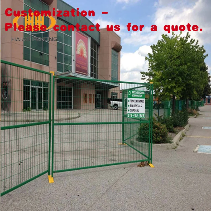custom.Cheap Event 6x10 ft Canada Construction Temporary Fence Hot Dipped Galvanized Temp Fence Panels Construction Site