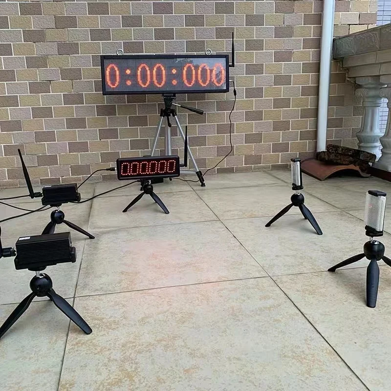 S001-Plus Wireless Laser Timing System With Large LED Display Suitable for Racing Infrared Induction Sport Timer