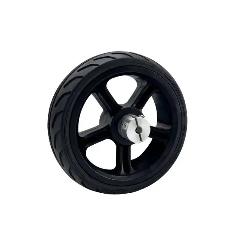 Smart Car Solid Rubber Wheel, Diameter of 130mm, 6mm Clamp-type Coupling, for Robot DIY Smart Car Chassis