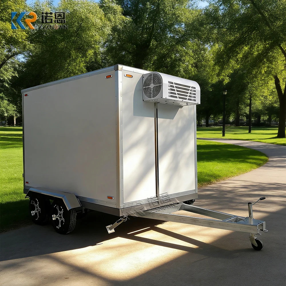 Mobile Cold Storage Truck Custom Insulated Reefer Trailer  Insulated Refrigerated Professional Grade Trailer For Sale
