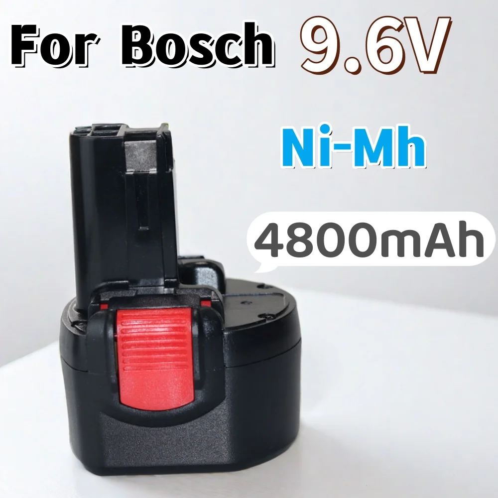 

For Bosch 9.6V 4800mAh Ni-Mh Rechargeable Battery Power Tools Battery for Bosch PSR 960 BH984 BAT048 BAT119