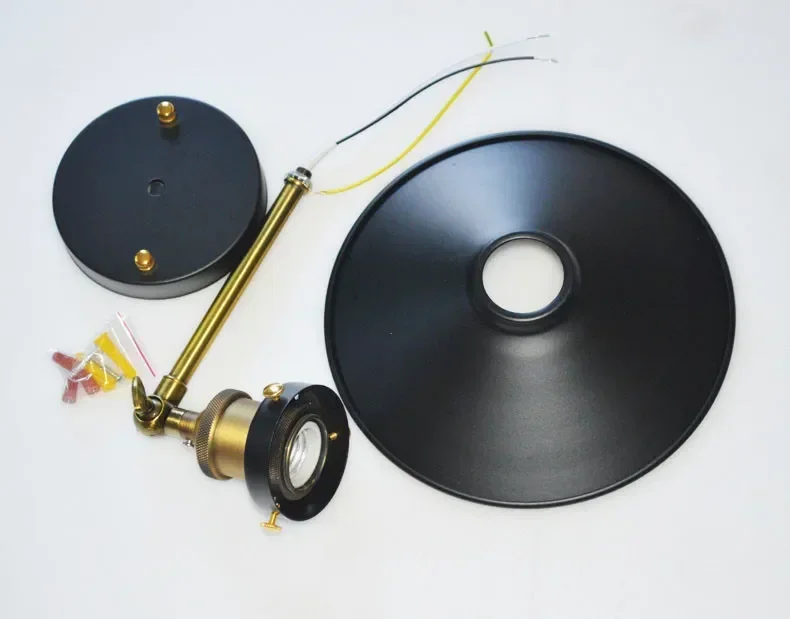 

Adjustable Black Iron Wall Light Fixture DIY Home Deco Bedroom Bedside E27 Bulb Wall Sconce Lamp