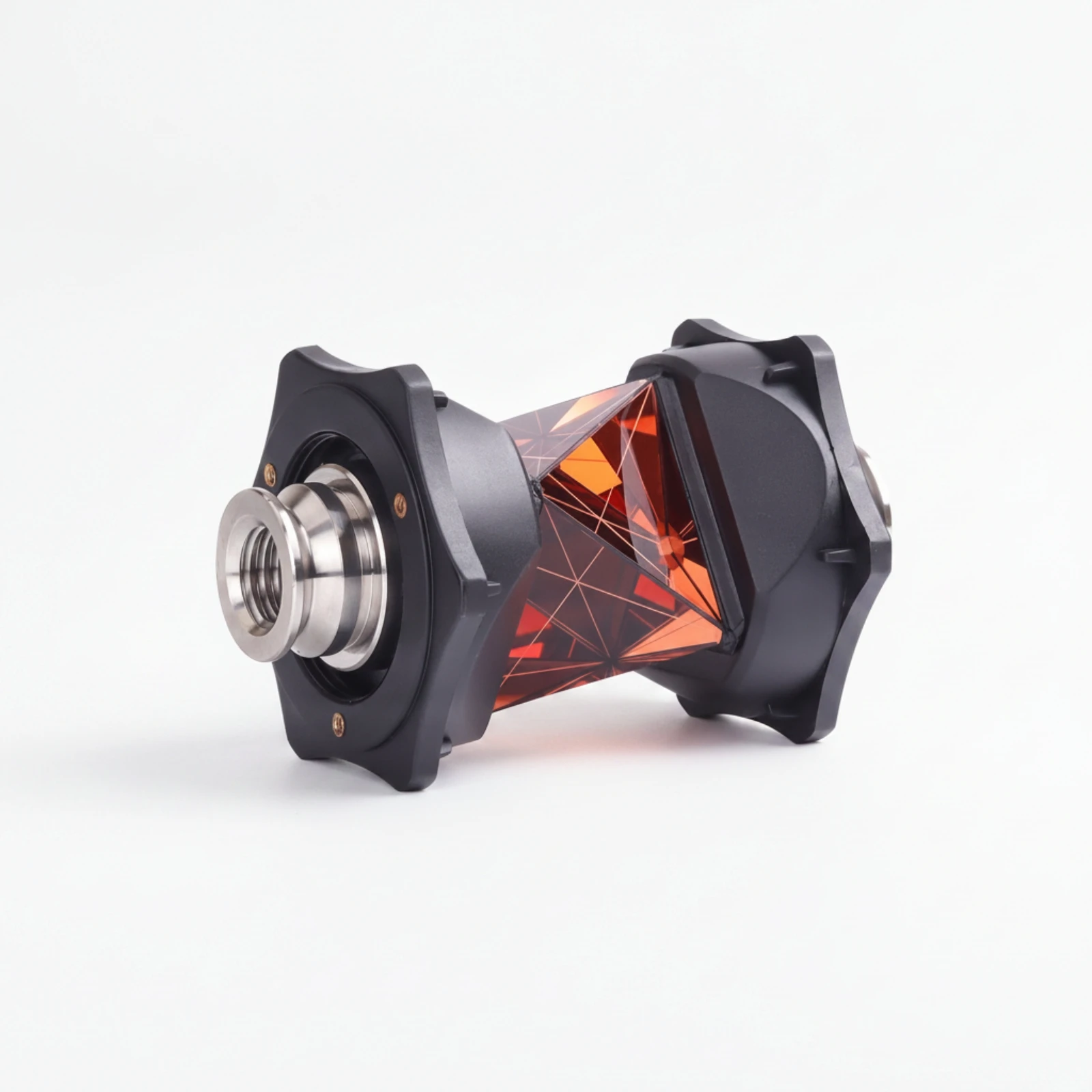 360 Degree Surveying Prism Symmetrical 360 Degree Prism Reflector Sturdy Lightweight for Surveyors, Mine Measurement, Mapping