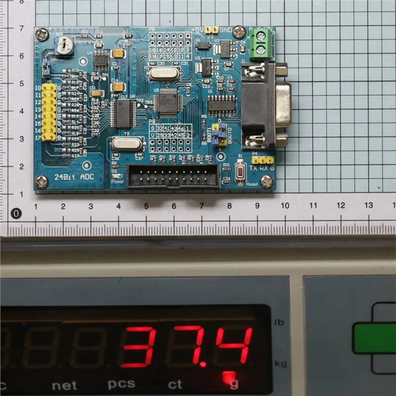 B27B High-Precision 24-Bit AD Conversion Module ADS1256, 24-Bit ADC, STM32F103C8T6 Compatible AD Module Acquisition