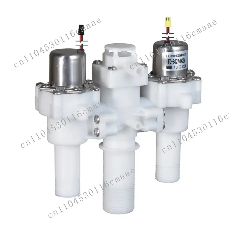 Water Valve Solenoid Valve, Toilet Non Treatment Device Flush Valve DC6V, No Pressure Reducing Function